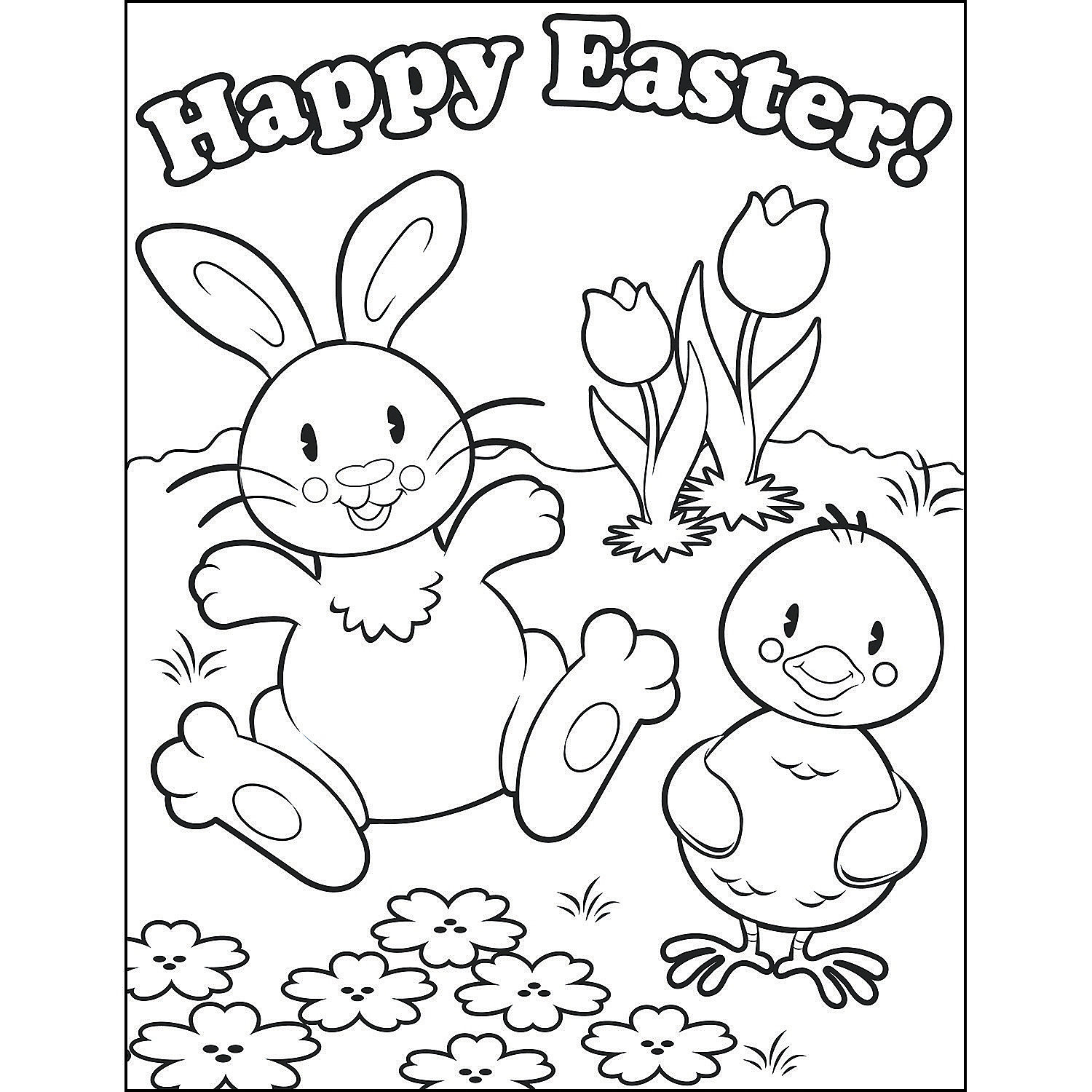 Happy Easter Coloring Pages At GetDrawings Free Download