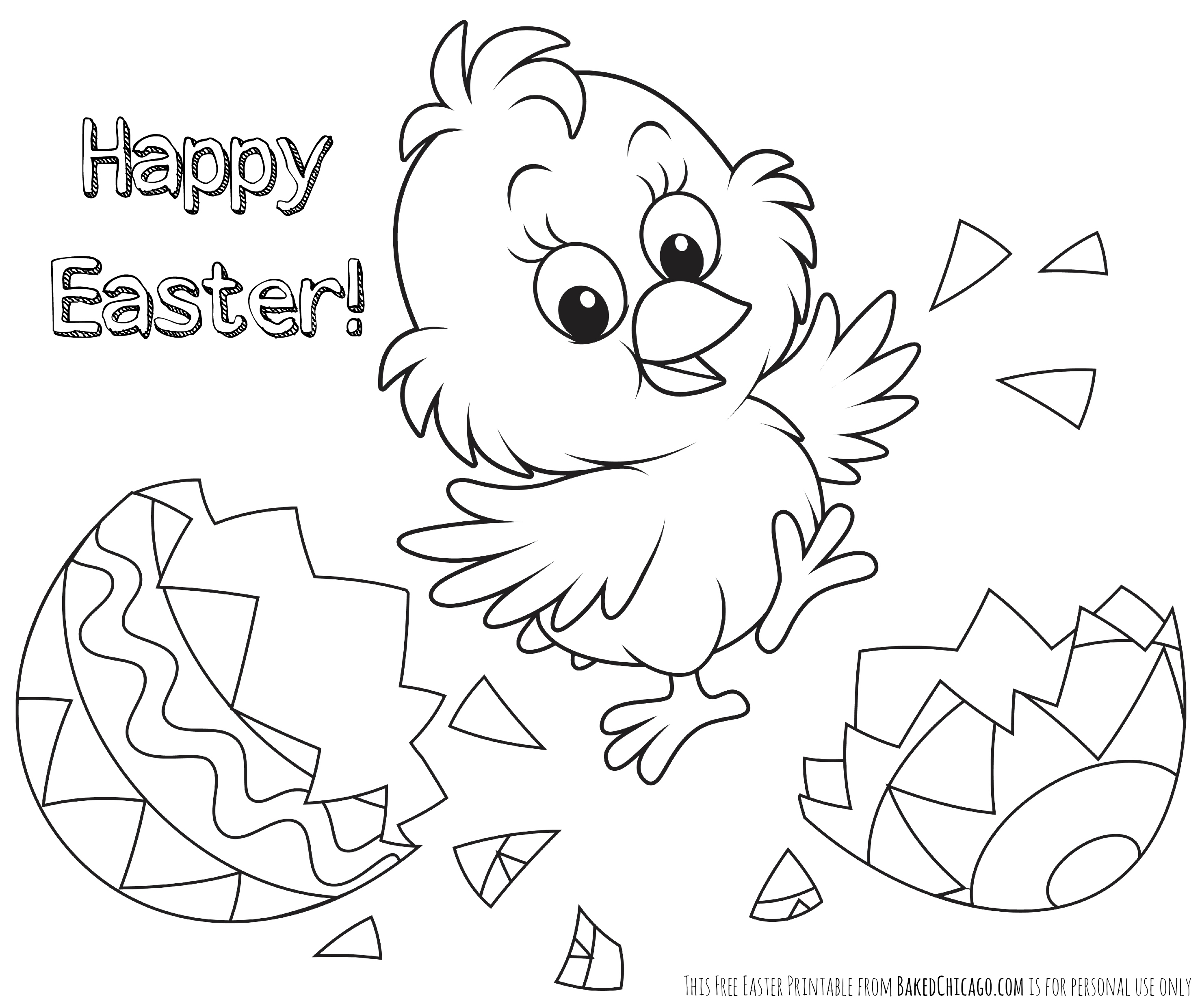 Happy Easter Coloring Pages At GetDrawings Free Download