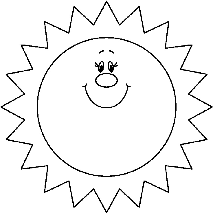 Happy Sun Coloring Pages At Getdrawings Free Download