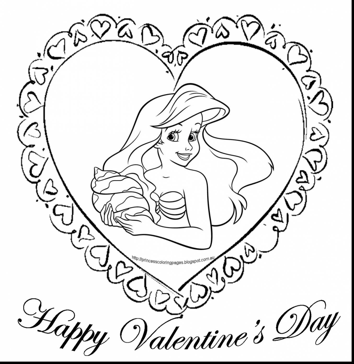Happy Valentines Day Hearts Coloring Pages at GetDrawings ...