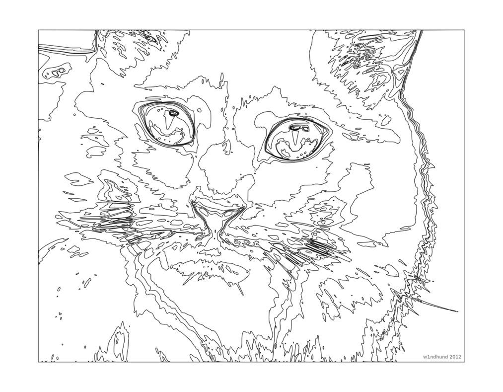 Hard Cat Coloring Pages at GetDrawings | Free download