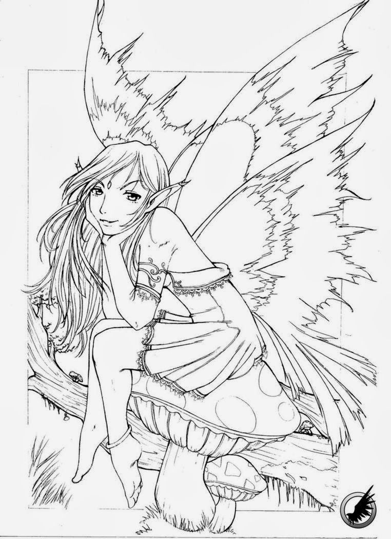 Hard Fairy Coloring Pages At Getdrawings Free Download