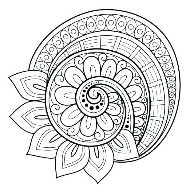 Hard Mandala Coloring Pages at GetDrawings | Free download