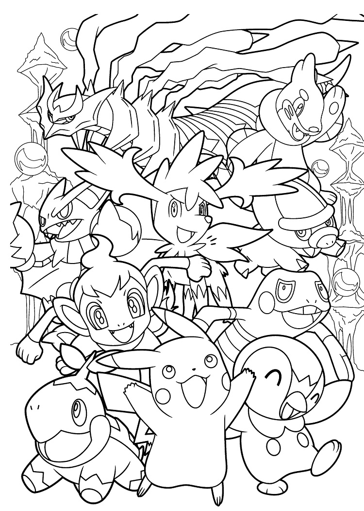 10 Challenging Pokémon Coloring Pages for Hard Fun