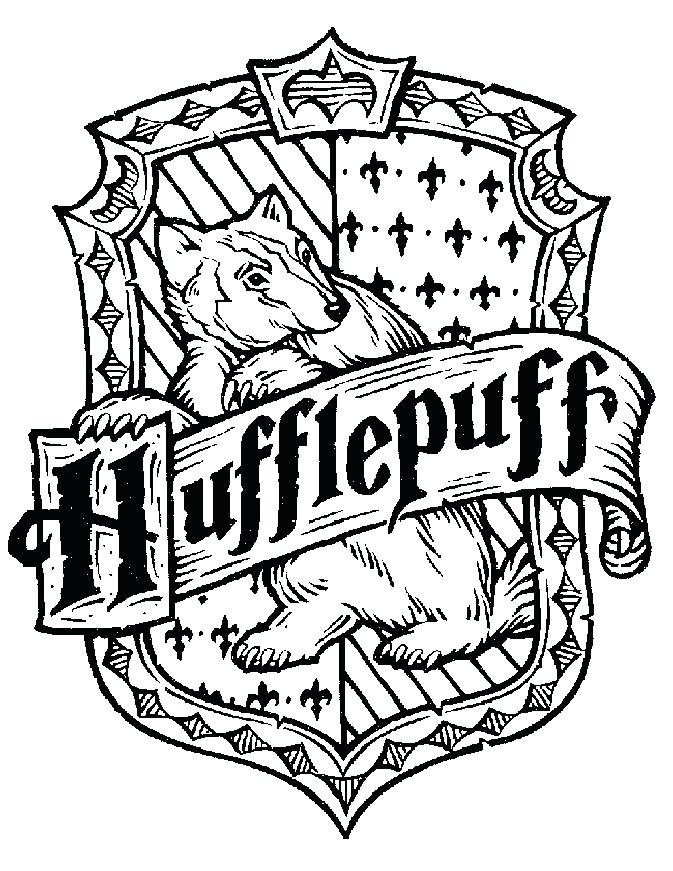 Harry Potter House Coloring Pages at GetDrawings | Free download