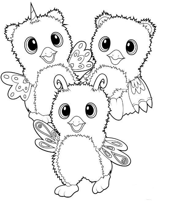 Hatchimal Coloring Pages at GetDrawings | Free download