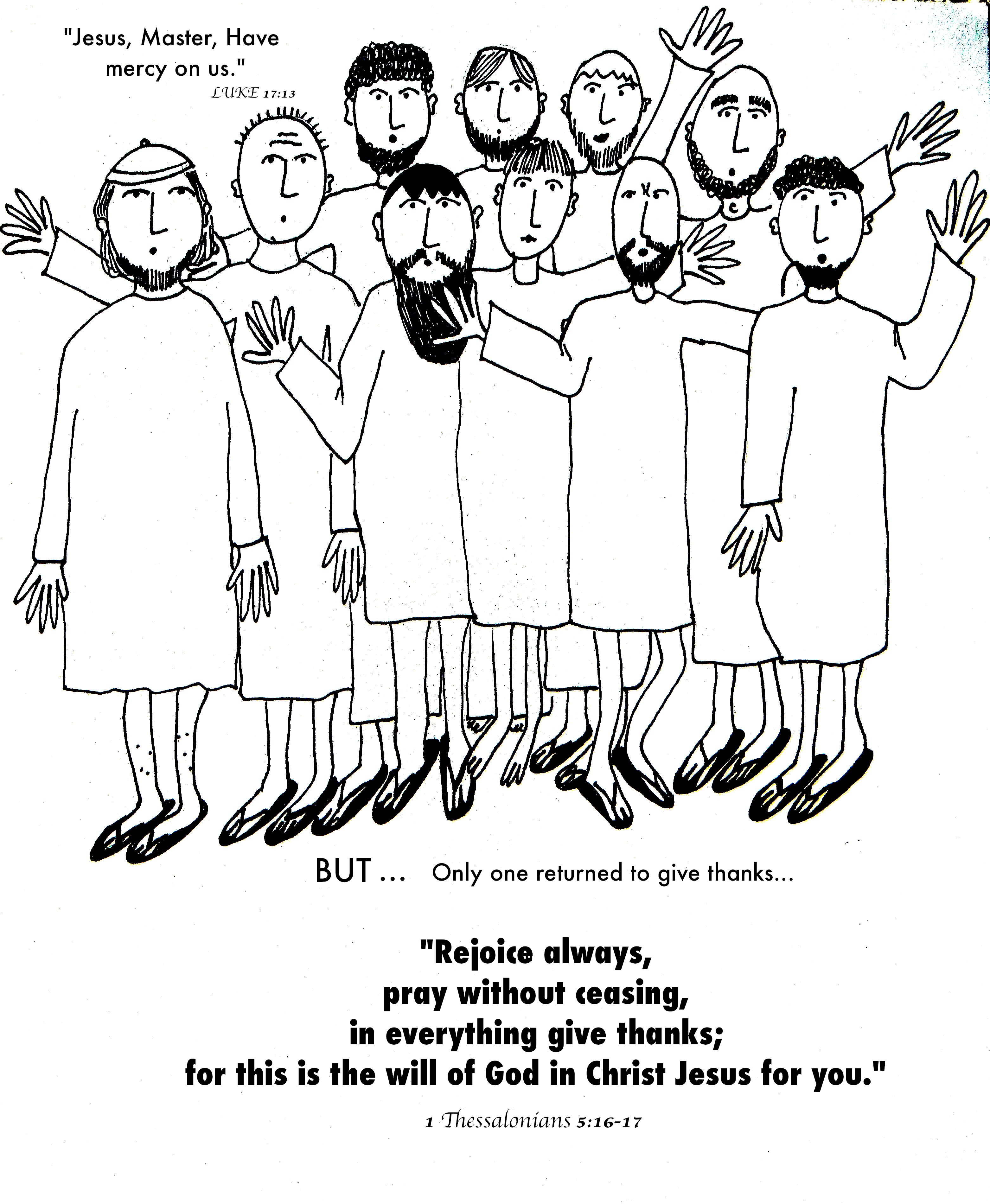 33 Jesus Heals The Lepers Coloring Pages - Free Printable Coloring Pages