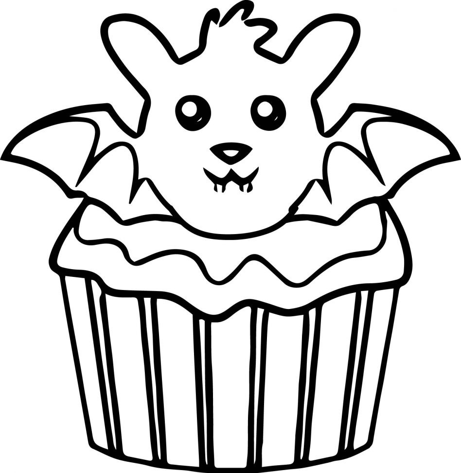 Hello Kitty Cupcake Coloring Pages at GetDrawings | Free download