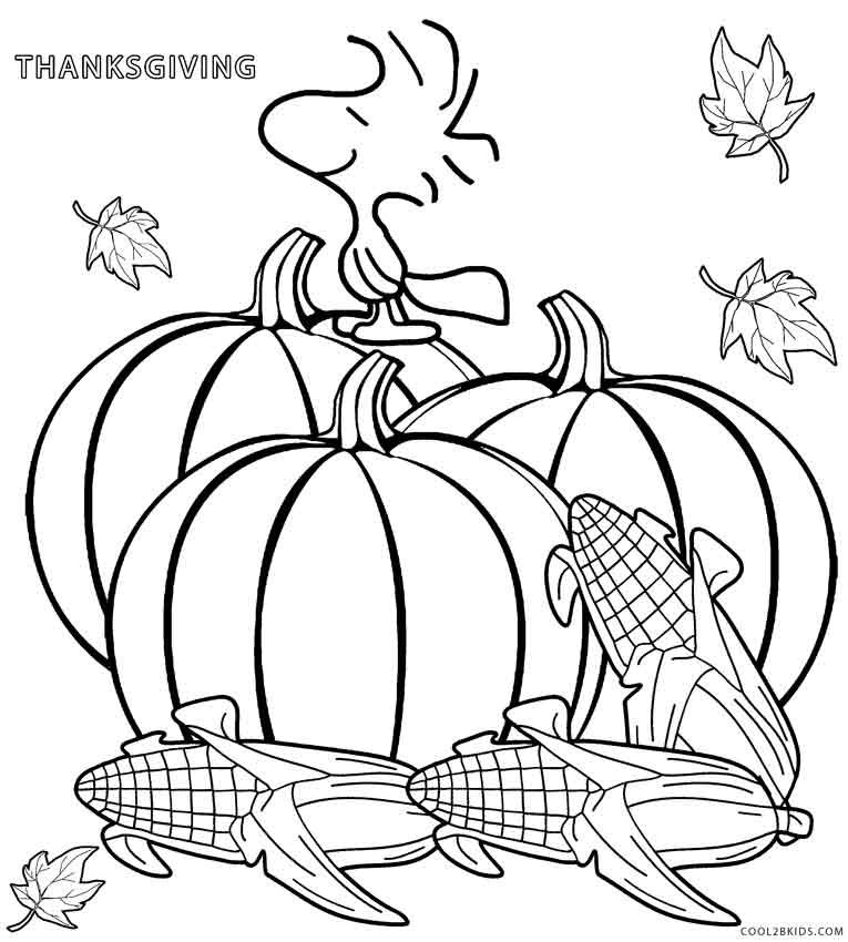 10 Fun Hello Kitty Thanksgiving Coloring Pages to Color