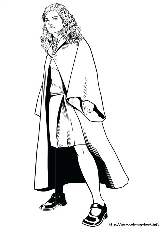 Hermione Granger Coloring Pages at GetDrawings | Free download