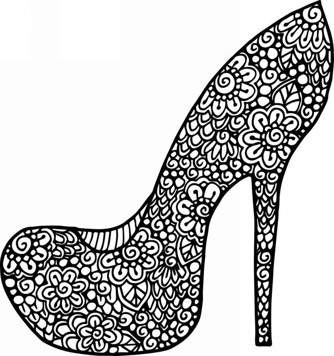 High Heels Coloring Coloring Pages