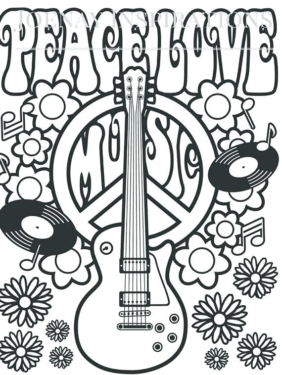 The best free Hippie coloring page images. Download from 223 free