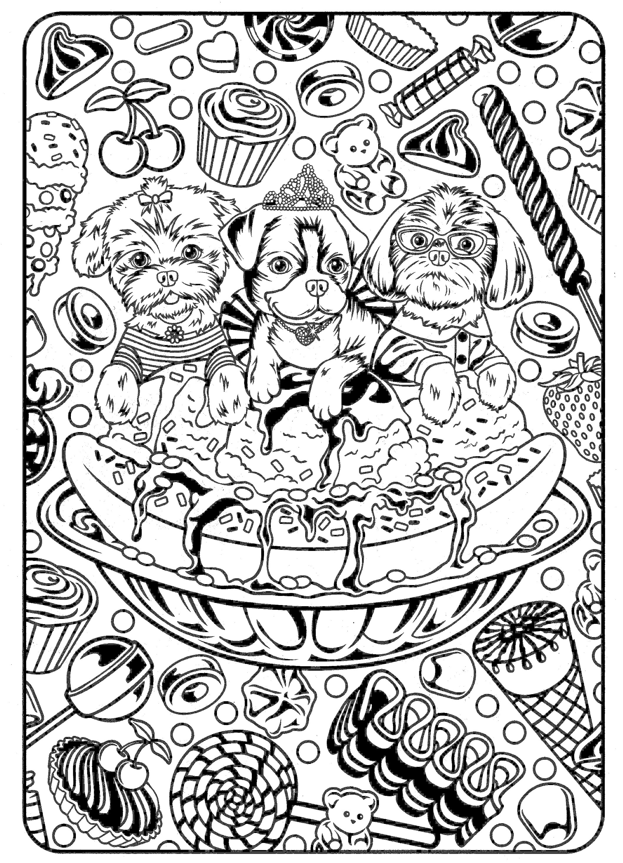 Free Holiday Coloring Pages For Adults at GetDrawings | Free download