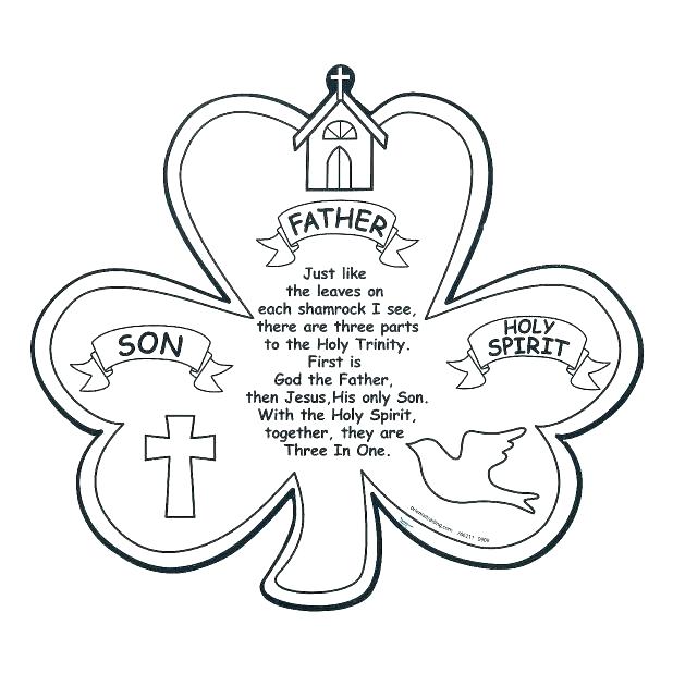 Holy Trinity Coloring Page At GetDrawings Free Download