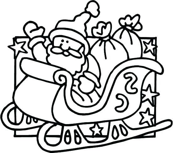 Horse And Sleigh Coloring Page at GetDrawings | Free download
