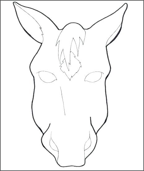 Horse Face Coloring Pages at GetDrawings | Free download
