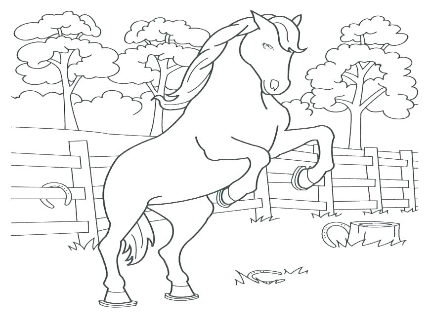 Horse Riding Coloring Pages at GetDrawings | Free download