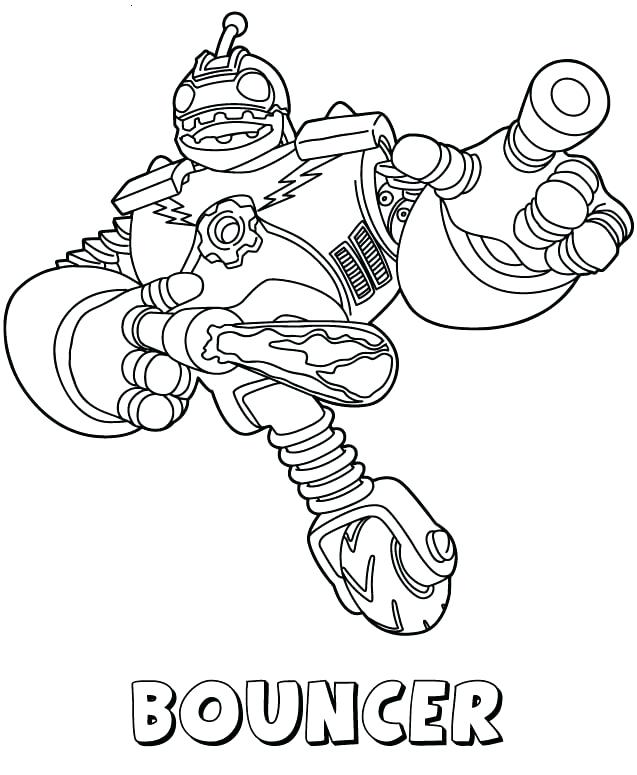 Hot Head Skylander Coloring Pages At Getdrawings Free Download 