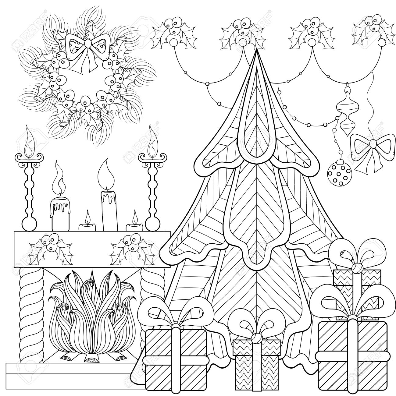 House Interior Coloring Pages at GetDrawings.com | Free for personal