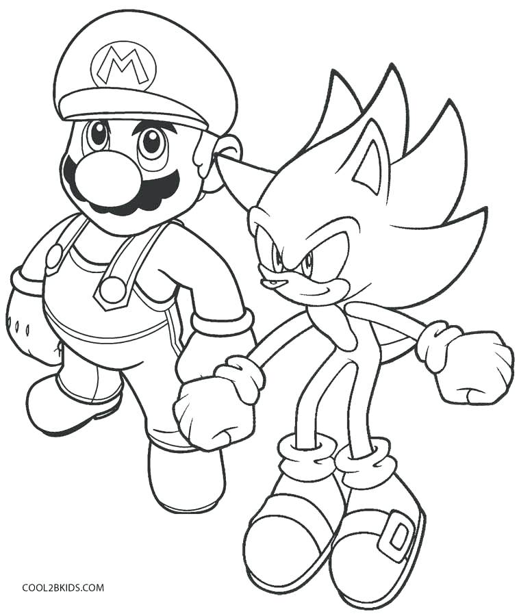 The Best Free Sonic Coloring Page Images Download From 1942 Free Coloring Pages Of Sonic At Getdrawings