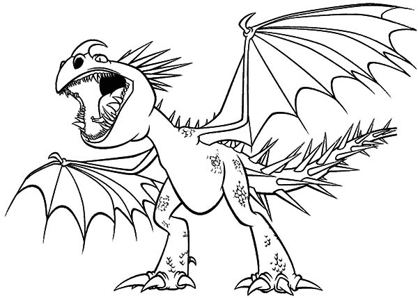 How To Train A Dragon Coloring Pages At Getdrawings Free Download