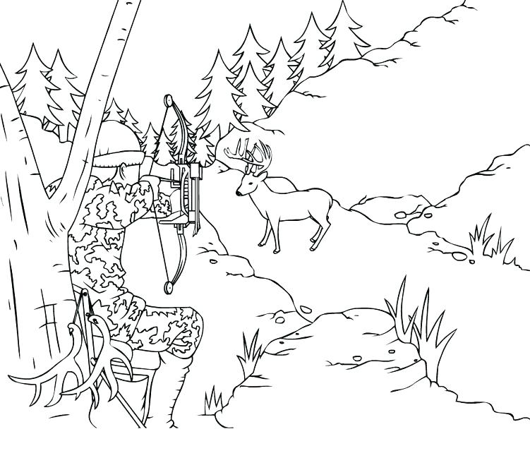 Hunting Coloring Pages at GetDrawings Free download