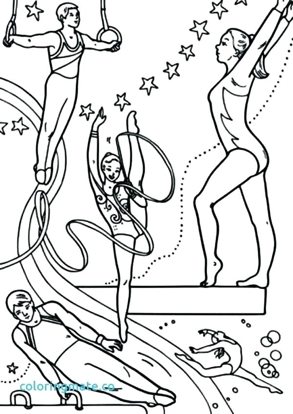 I Love Gymnastics Coloring Pages At GetDrawings Free Download