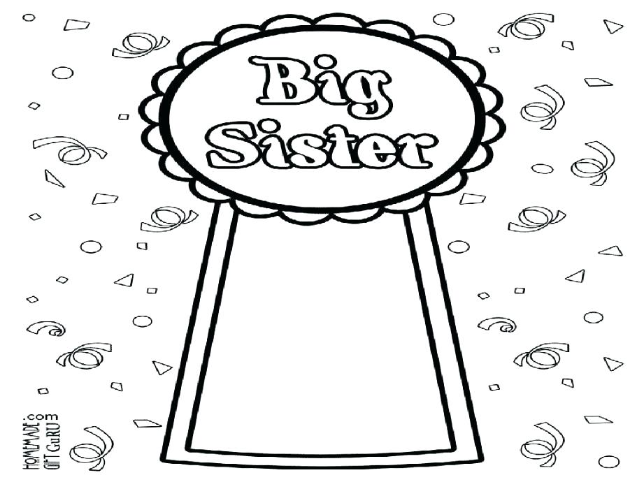 All About My Sister Free Printable