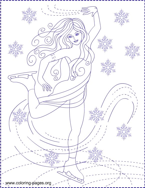 Ice Skating Coloring Pages Printable at GetDrawings Free download