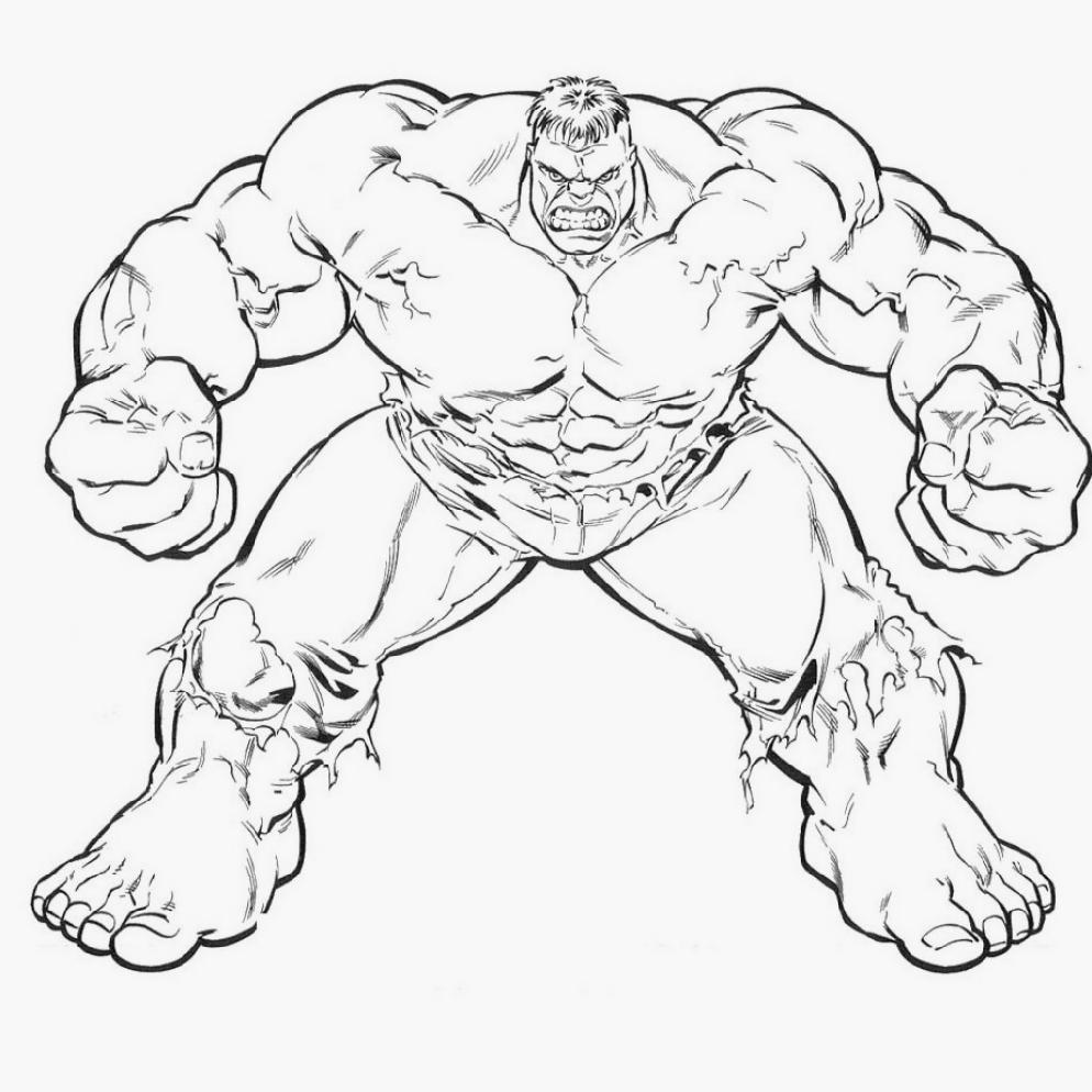 Incredible Hulk Coloring Pages At GetDrawings Free Download