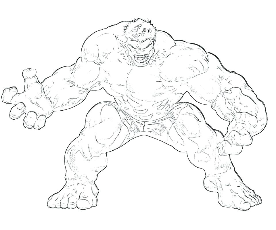 Incredible Hulk Coloring Pages at GetDrawings | Free download