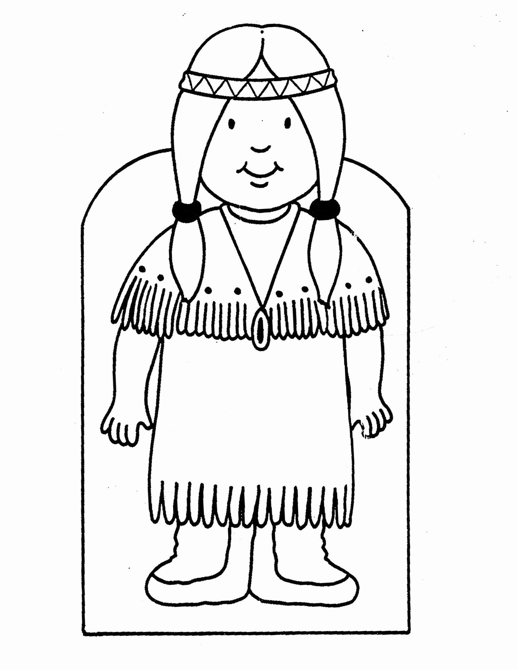 Indian Woman Coloring Page at GetDrawings | Free download