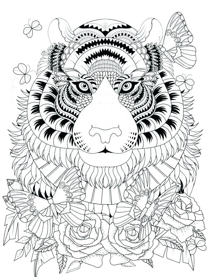 Intricate Cat Coloring Pages at GetDrawings | Free download