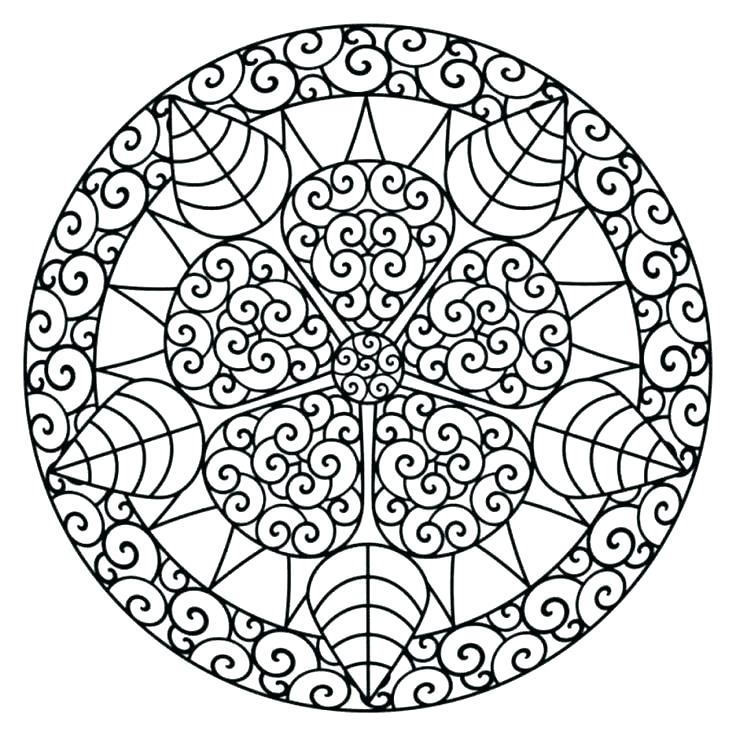 Intricate Christmas Coloring Pages at GetDrawings | Free download