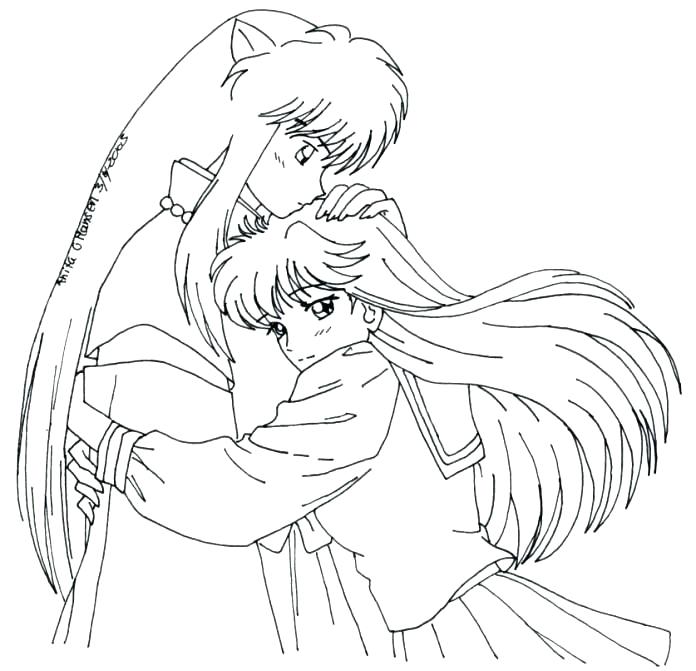 The best free Inuyasha coloring page images. Download from 109 free