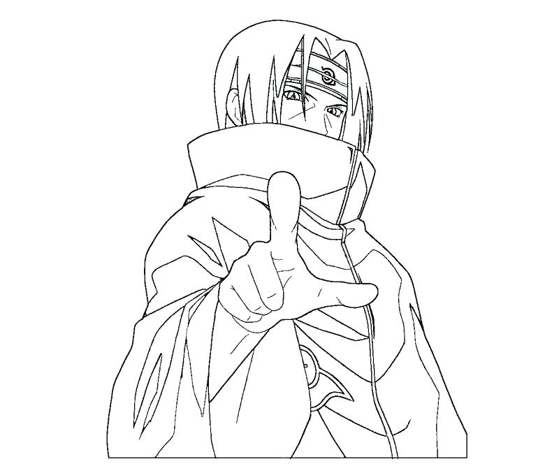 800x667 Free Coloring Itachi Uchiha Coloring Pages.