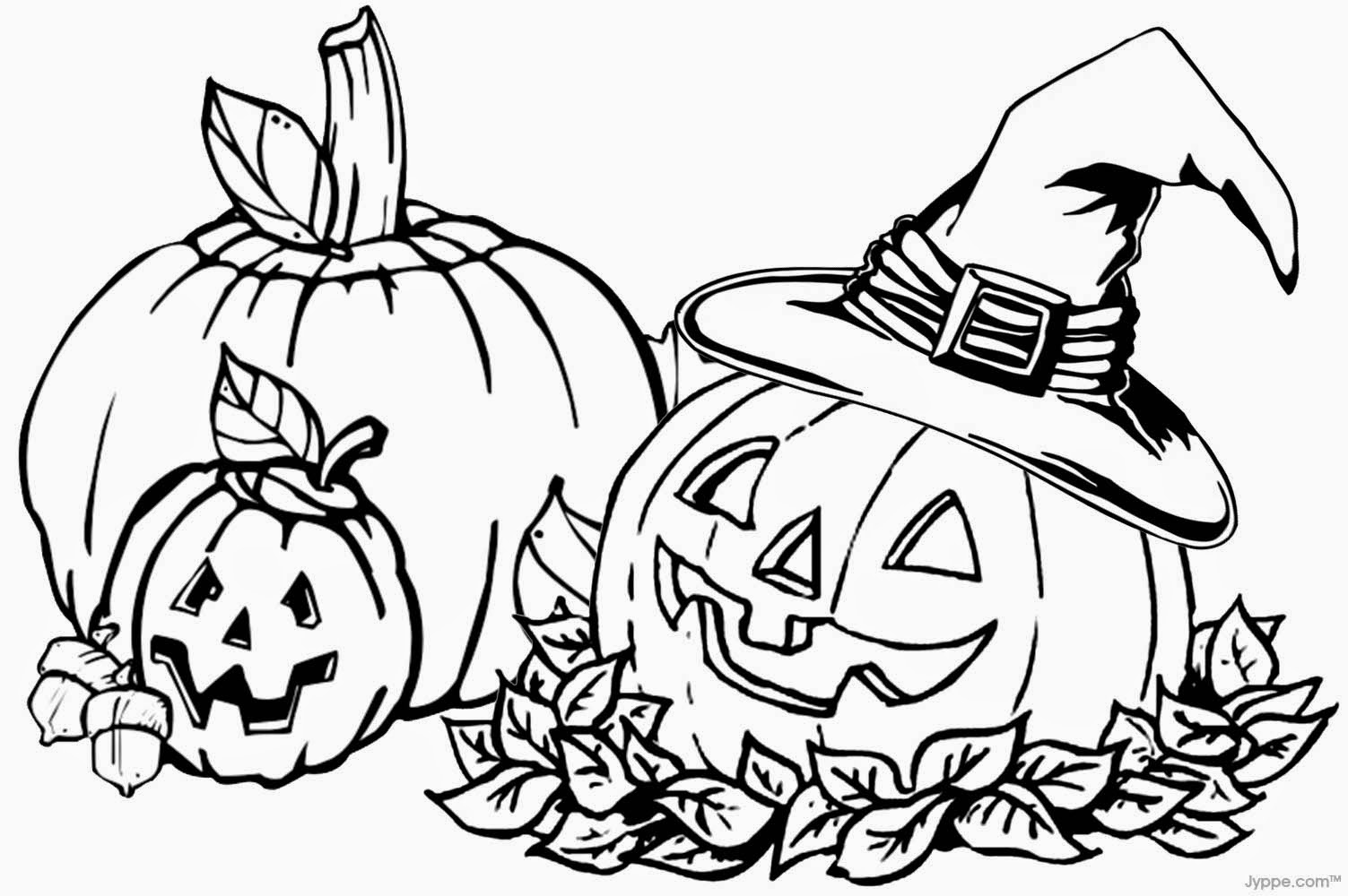 Jack O Lantern Coloring Pages - Coloring Pages Kids
