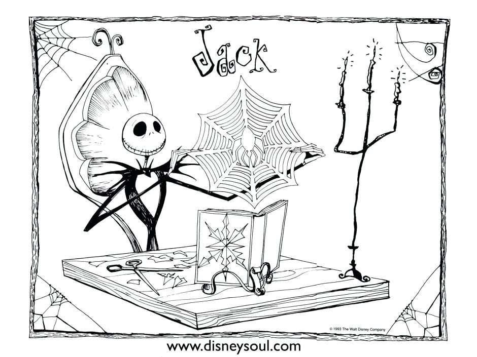 Jack Skellington Coloring Page at GetDrawings | Free download