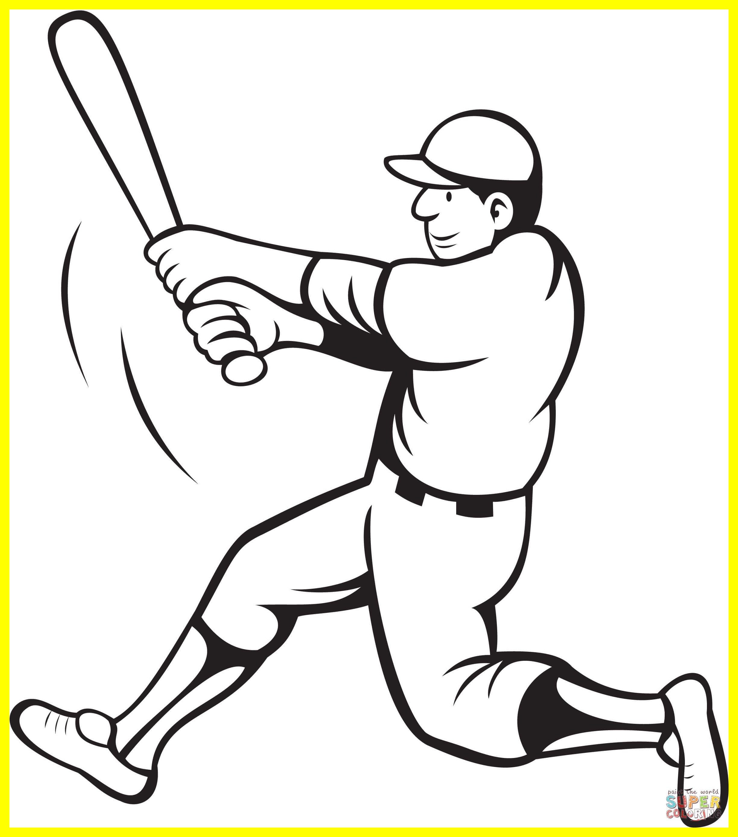 Jackie Robinson Coloring Page at GetDrawings | Free download