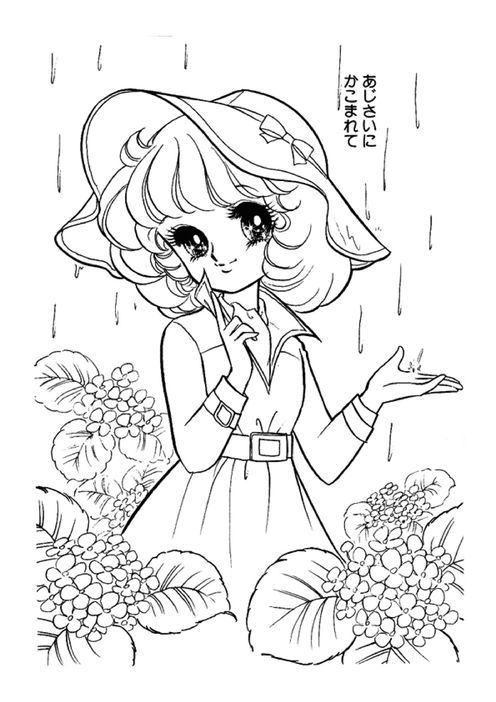 Japanese Anime Coloring Pages At Getdrawings Free Download