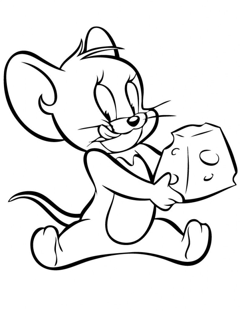 791x1024 Tom And Jerry Coloring Pages To Print Archives Gobel Coloring.