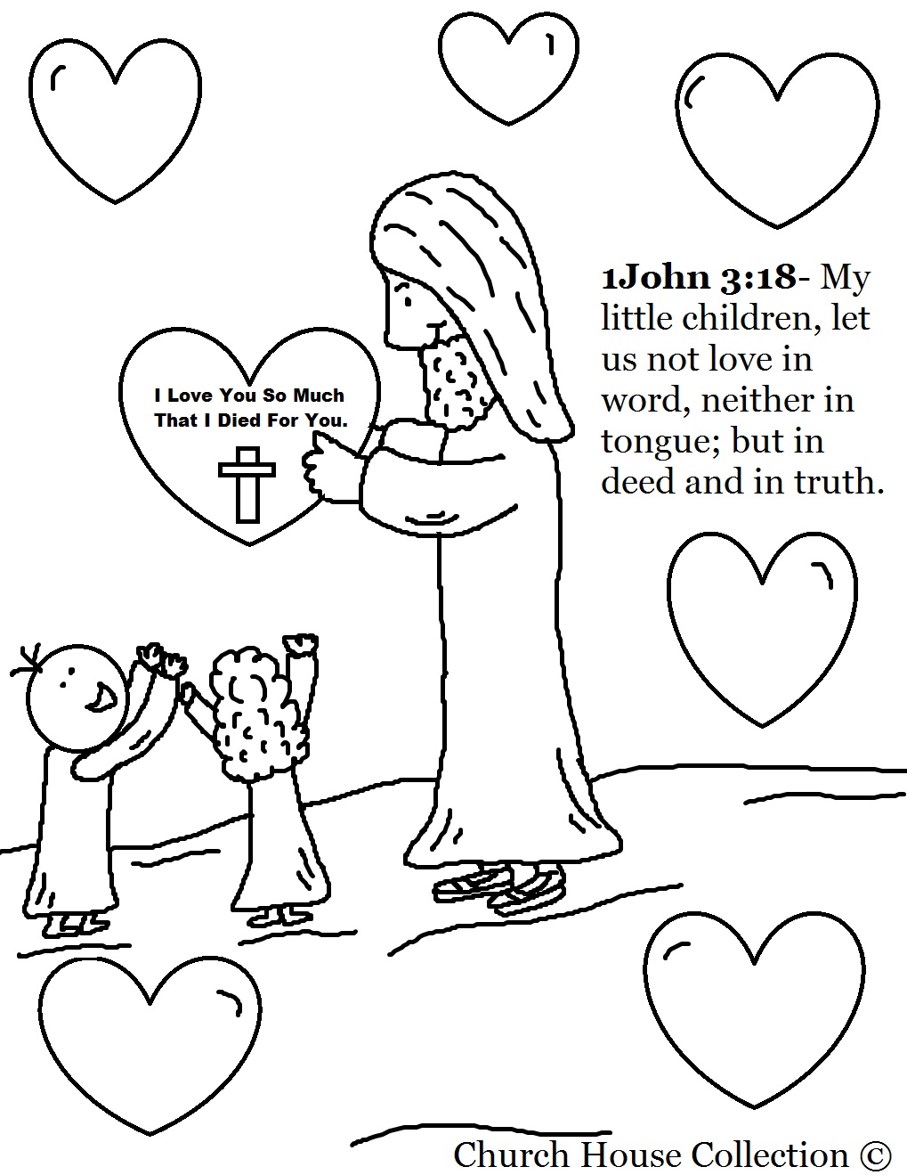 Jesus Valentine Coloring Pages at GetDrawings | Free download