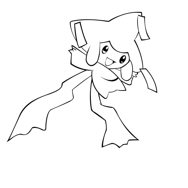 Jirachi Coloring Pages At Getdrawings Free Download