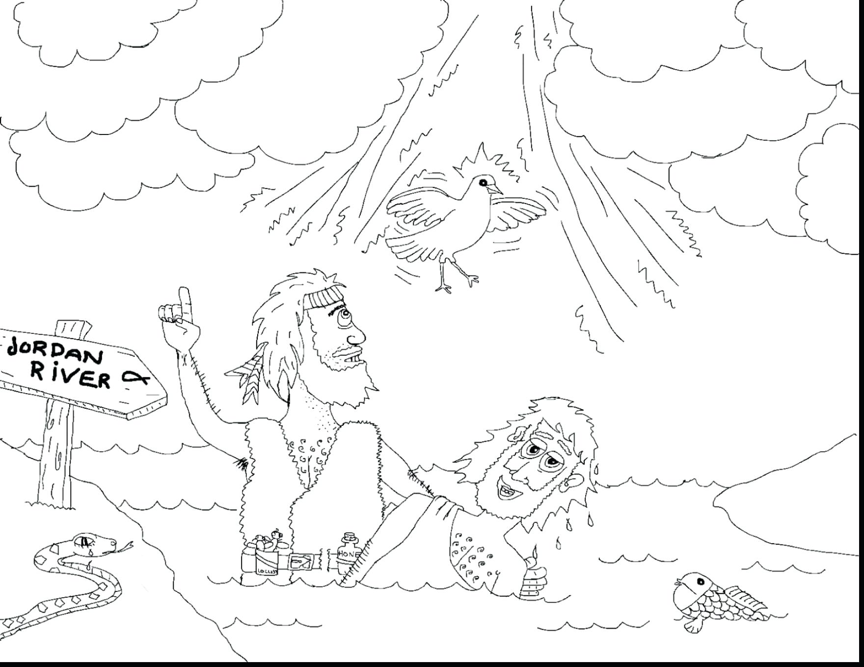 John The Baptist Coloring Page at GetDrawings | Free download