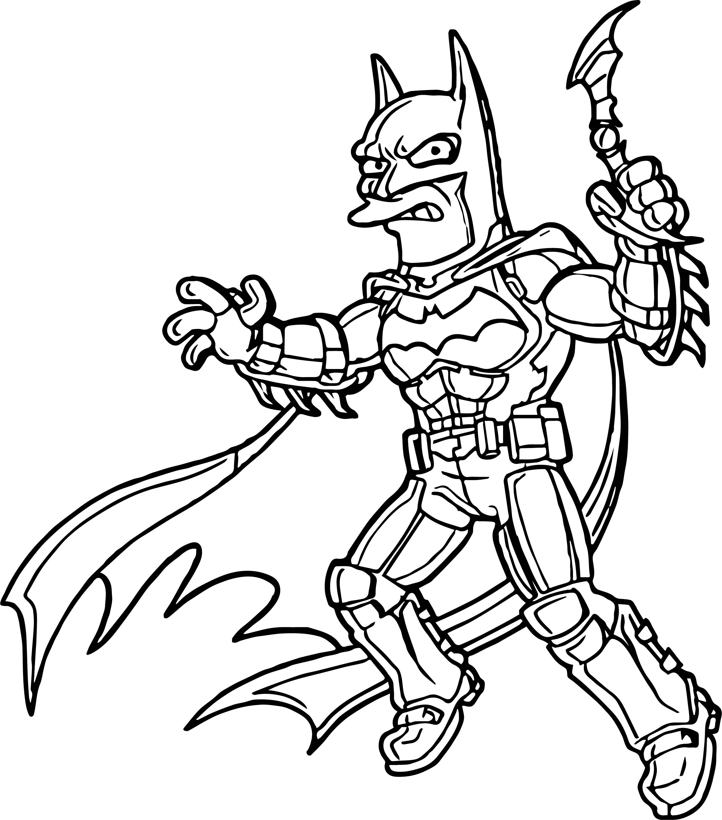 Joker coloring page