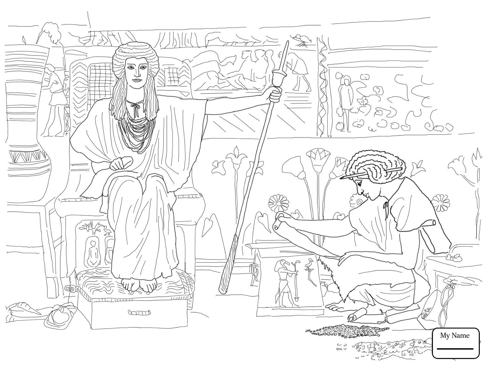 Joseph In Prison Coloring Page Sketch Coloring Page