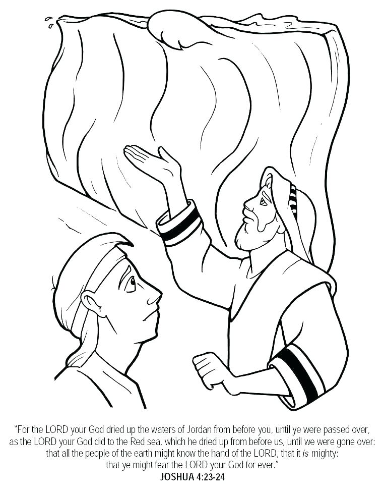 walls-of-jericho-coloring-pages