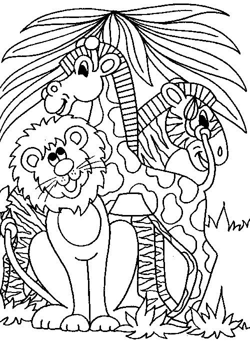Jungle Plants Coloring Pages at GetDrawings | Free download