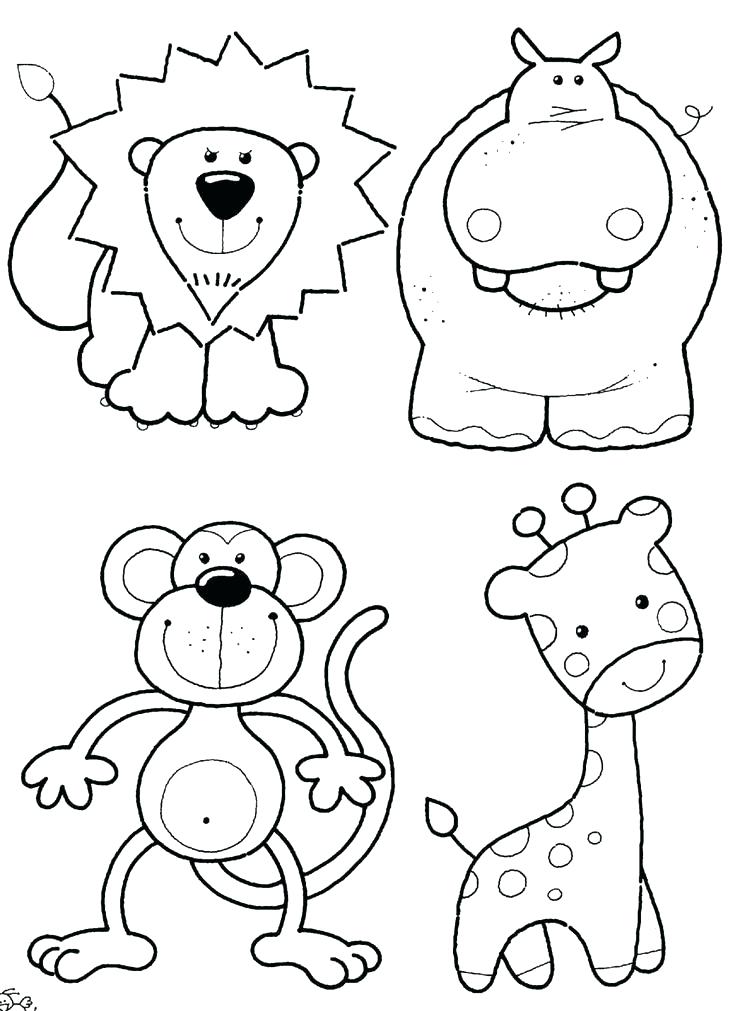 Jungle Coloring Pages For Preschoolers at GetDrawings | Free download