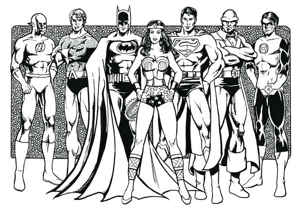 31 Justice League Unlimited Coloring Pages - Free Printable Coloring Pages